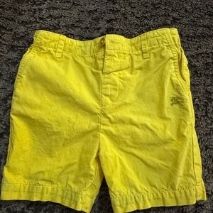 Burberry Kids Yellow Shorts